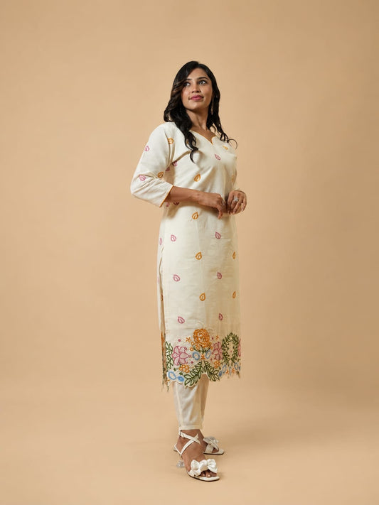 Aarna – Premium Satin Kurta Set