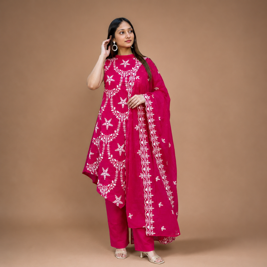 Saanvi – Cambric Cotton Kurta Set